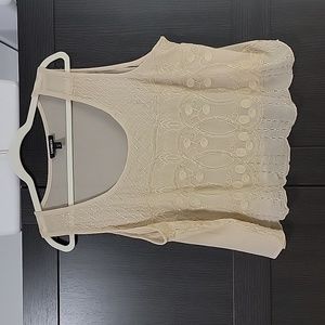 Express sheer cropped tank